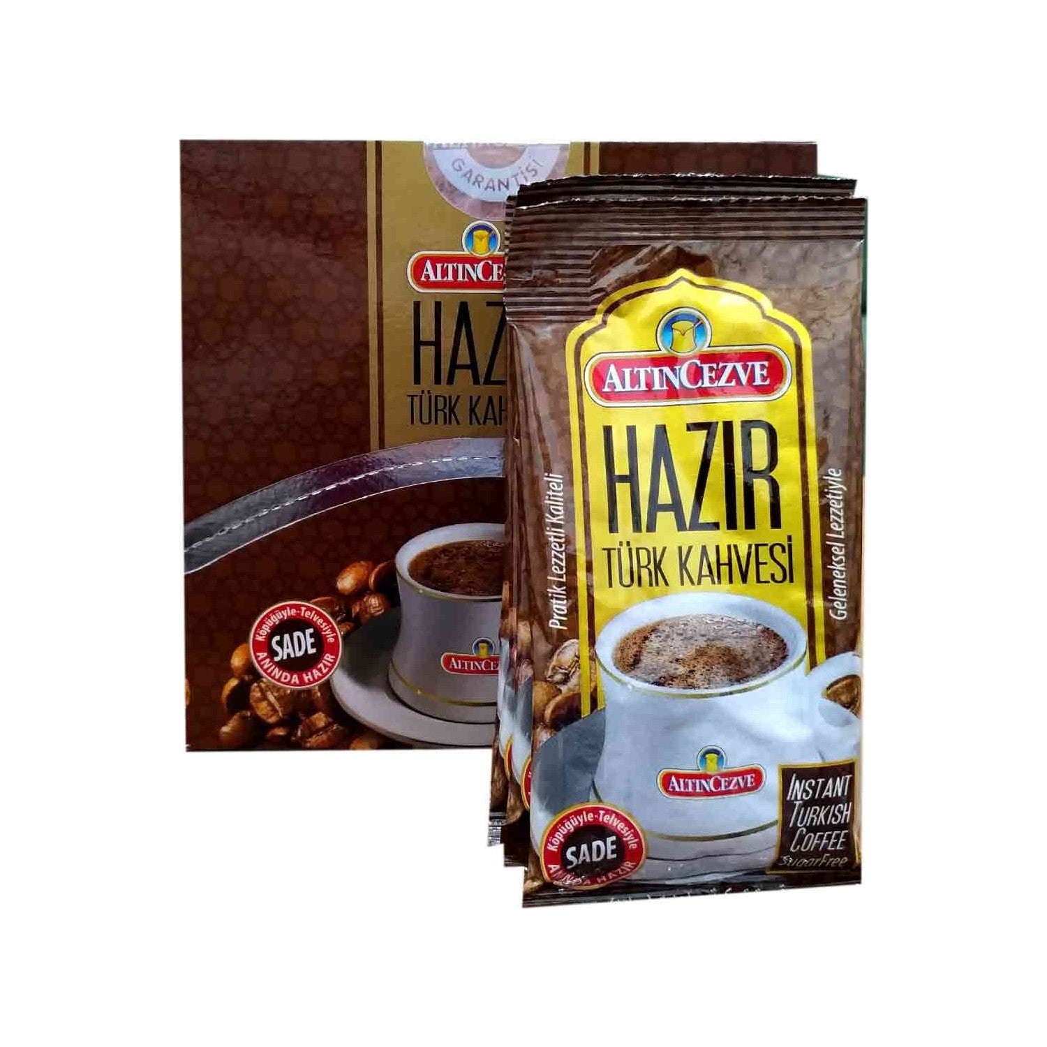 Altincezve Ready-to-Eat Turkish Coffee Plain 7 gr x 20 Packs - MALLTURK