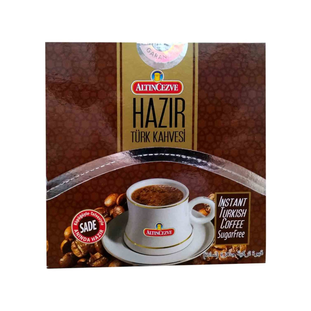 Altincezve Ready-to-Eat Turkish Coffee Plain 7 gr x 20 Packs - MALLTURK