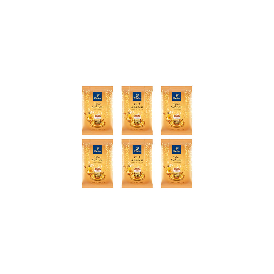 Tchibo 100 gr Turkish Coffee (Pack of 6) - MALLTURK