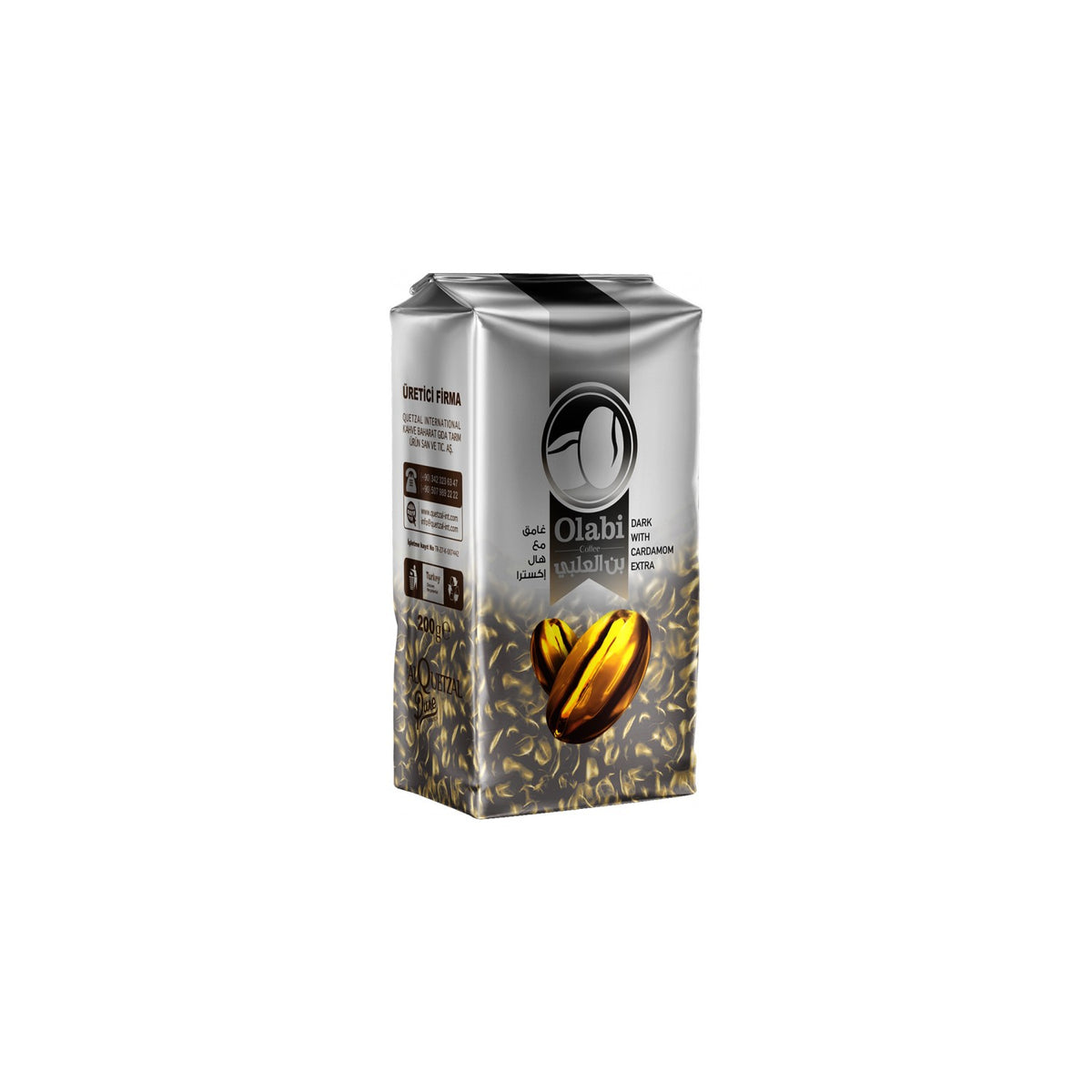 OlabiPro Strong Extra Cardamom Turkish Coffee 200 g - MALLTURK