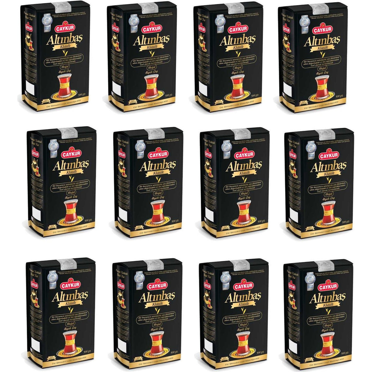 Caykur Altinbas black tea 500 g 12-pack pack Yerel Kaynaklardan Gelen Zengin flavor - MALLTURK