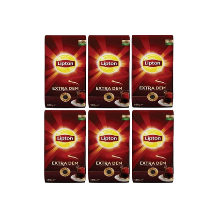 Lipton Extra Dem black tea 500 g 6-pack quality loose leaf tea Turkiye Menseli - MALLTURK