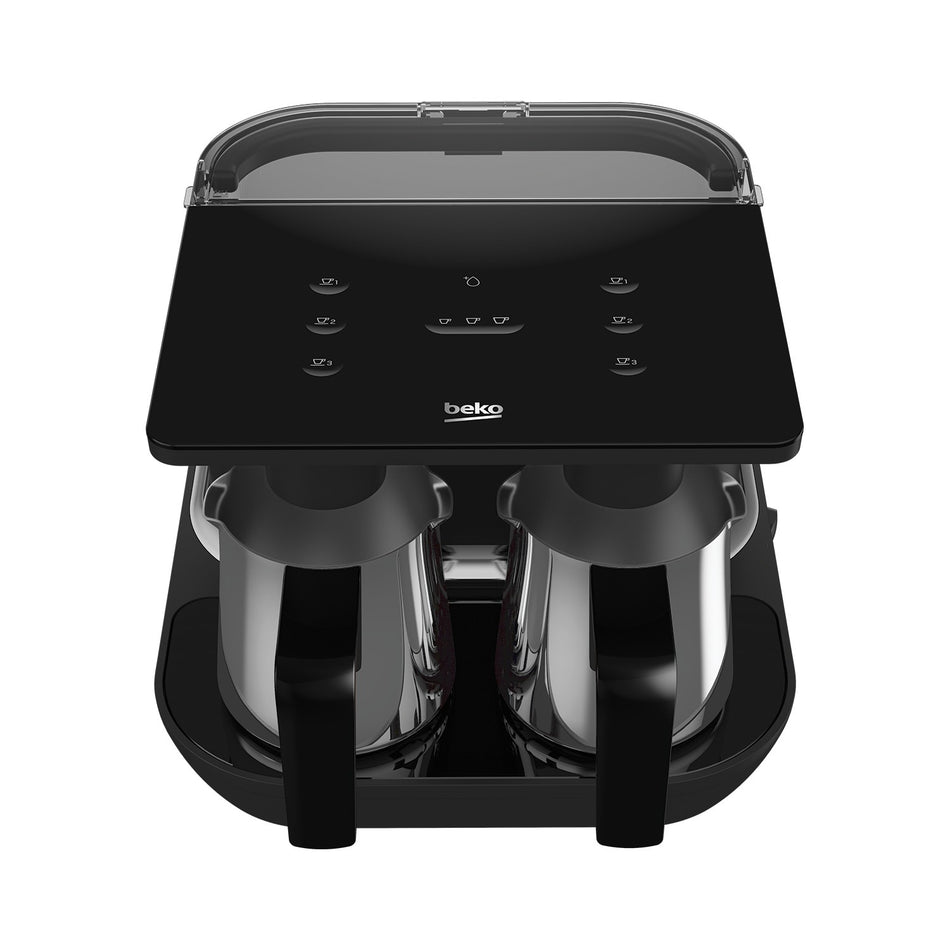 Beko TKM 8961 S Keyf Dual Turkish Coffee Maker with Steel Pots, Black - MALLTURK