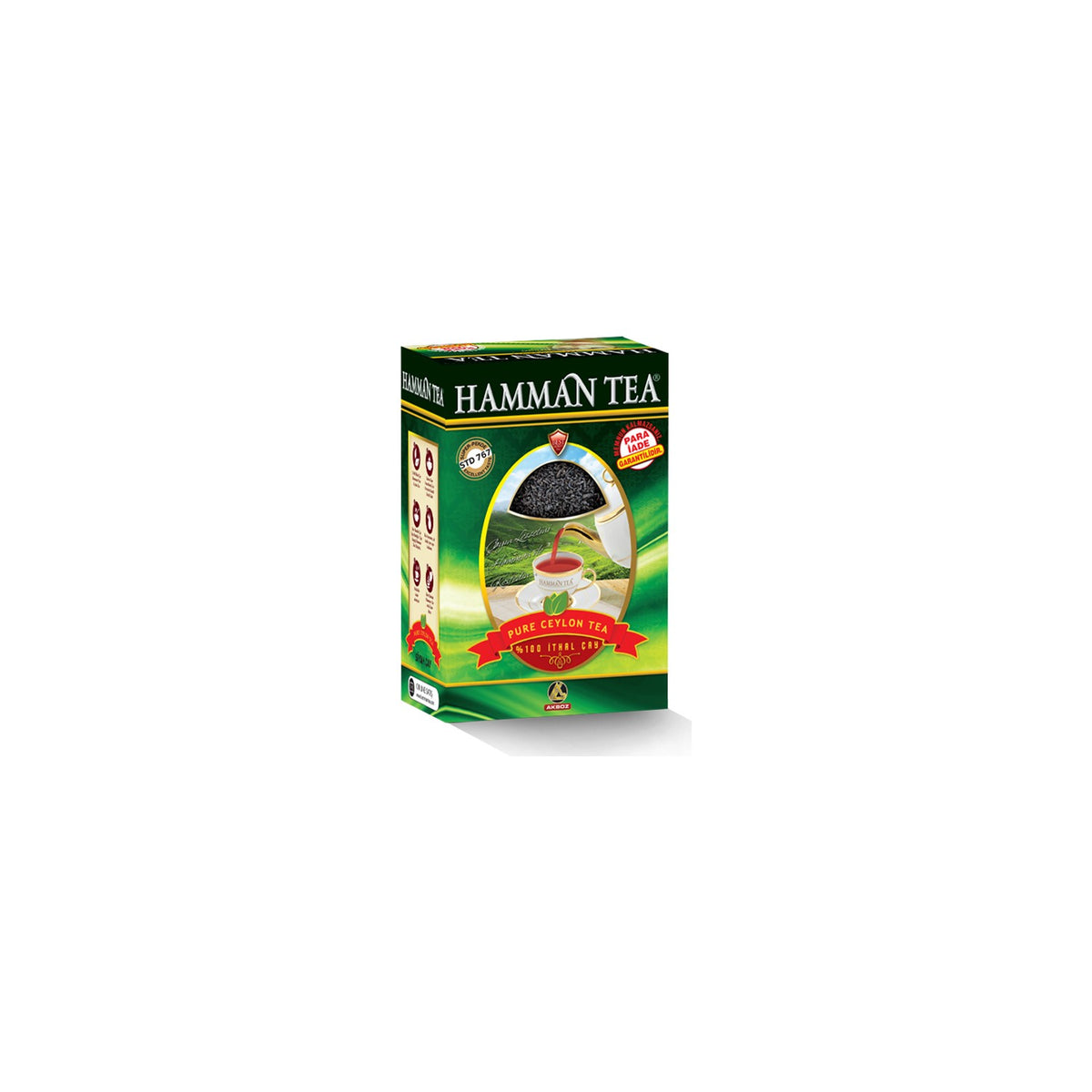 Hamman Ceylon Tea Seylan loose leaf black tea 800 g - %100 Saf and natural, Sri Lanka Uretimi - MALLTURK