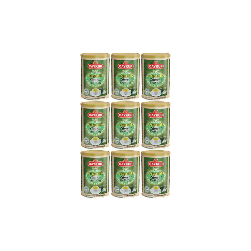 Caykur Organik tea Zumrut green tea 125 Gram x 9 pieces 1 case - MALLTURK