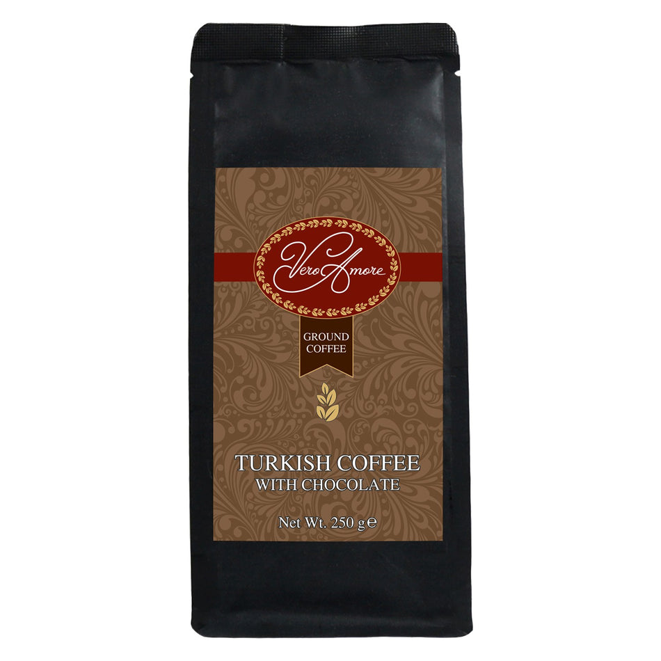 Vero Amore Chocolate Flavored Turkish Coffee 250 gr - MALLTURK