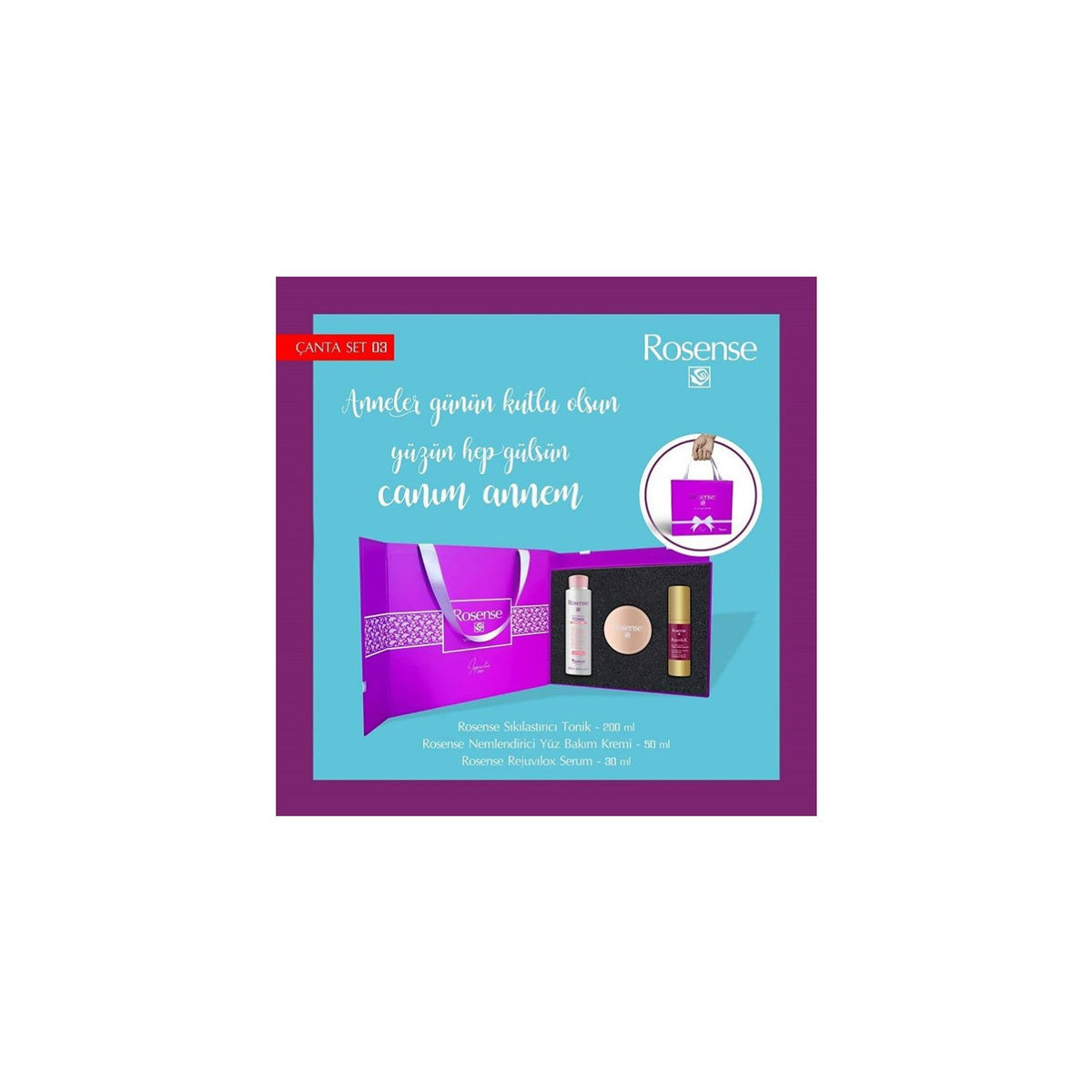 Rosense Special Mother's Day Bag and Skincare Set - MALLTURK