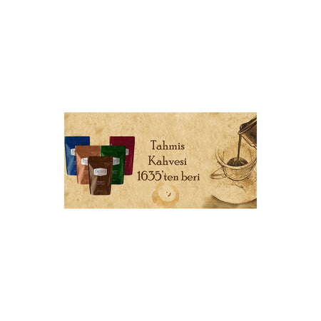 Tahmis 5-Piece Turkish Coffee Special Set 500 gr - Since 1635 - MALLTURK