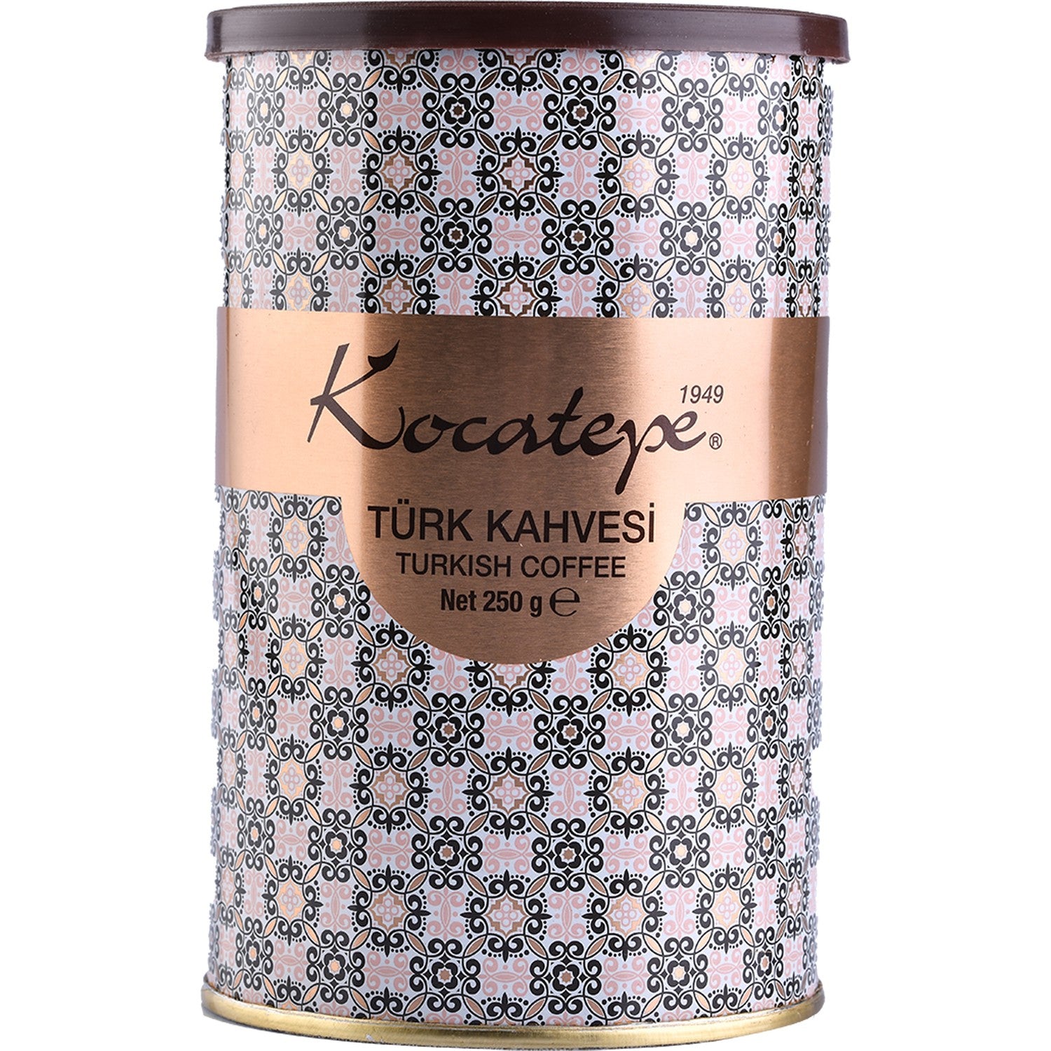 Kocatepe Coffee 250 gr Tin Turkish Coffee 100% Arabica Flavor: A Traditional Coffee Experience - MALLTURK
