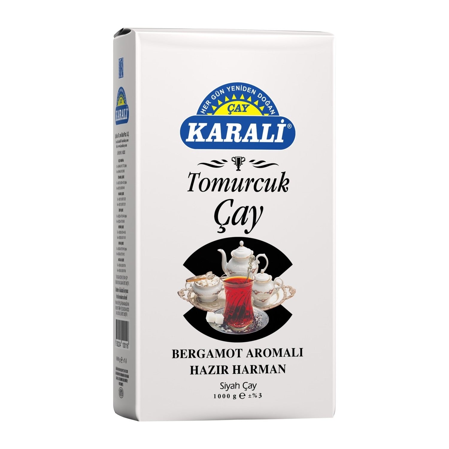 Karali tea bud (Earl Grey) loose leaf tea 1000 g black tea Kalitesi with natural aroma - MALLTURK