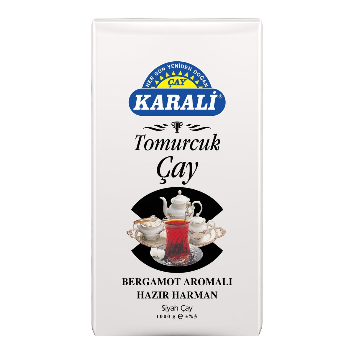 Karali tea bud (Earl Grey) loose leaf tea 1000 g black tea Kalitesi with natural aroma - MALLTURK
