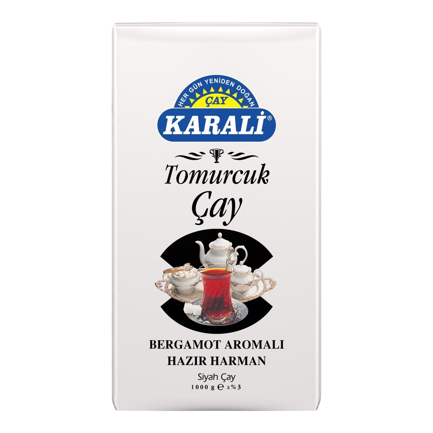 Karali tea bud (Earl Grey) loose leaf tea 1000 g black tea Kalitesi with natural aroma - MALLTURK