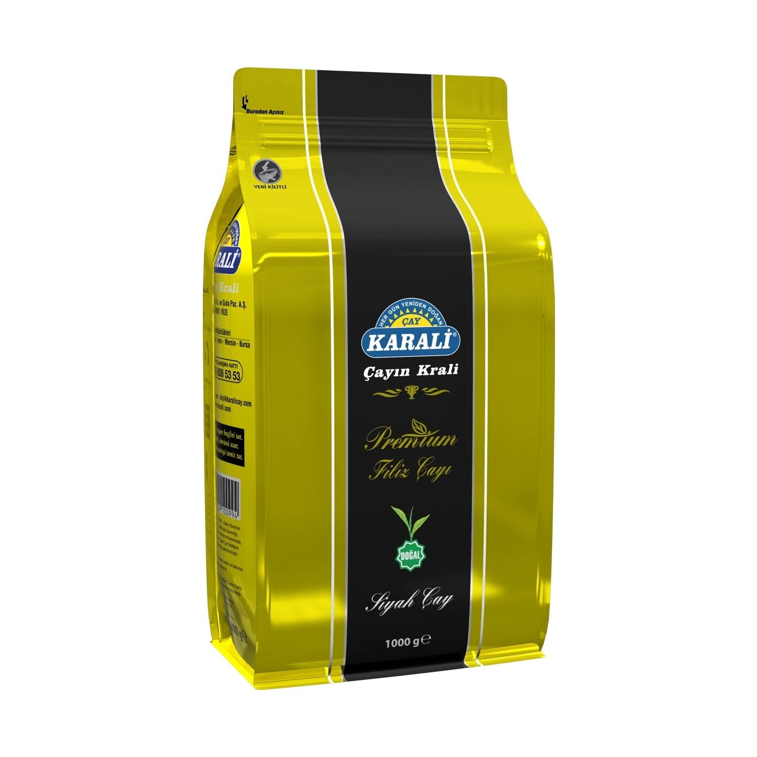 Karali tea Karali Premium sprout loose leaf tea 1000 g black tea Kalitesi with natural blend Rize Menseli - MALLTURK