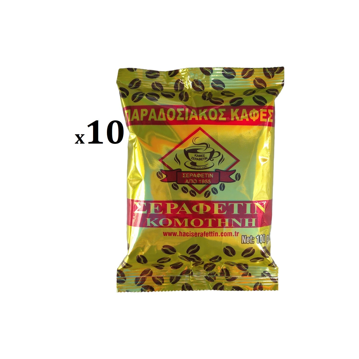 Haci serafettin Gumulcine Turkish Coffee 1000 gr Caffeinated Ground Coffee Originating from Western Thrace - MALLTURK