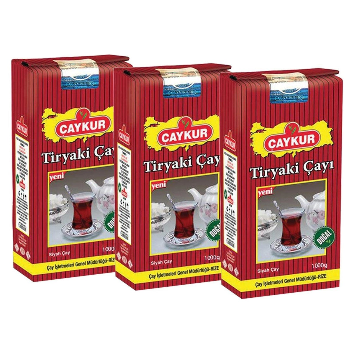 Caykur Caykur Tiryaki 1000 g x 3 - MALLTURK