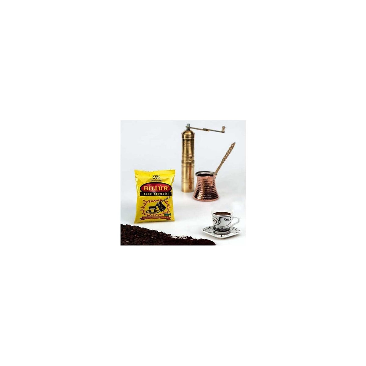Billur Turkish Coffee 100 gr x 3-Pack Set - MALLTURK