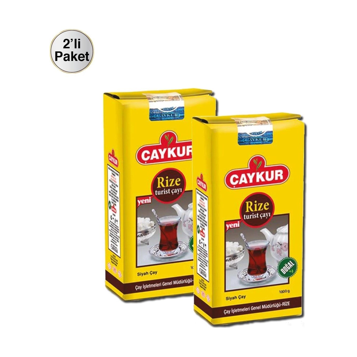 Caykur Rize Turist tea 1000 g x 2 - MALLTURK