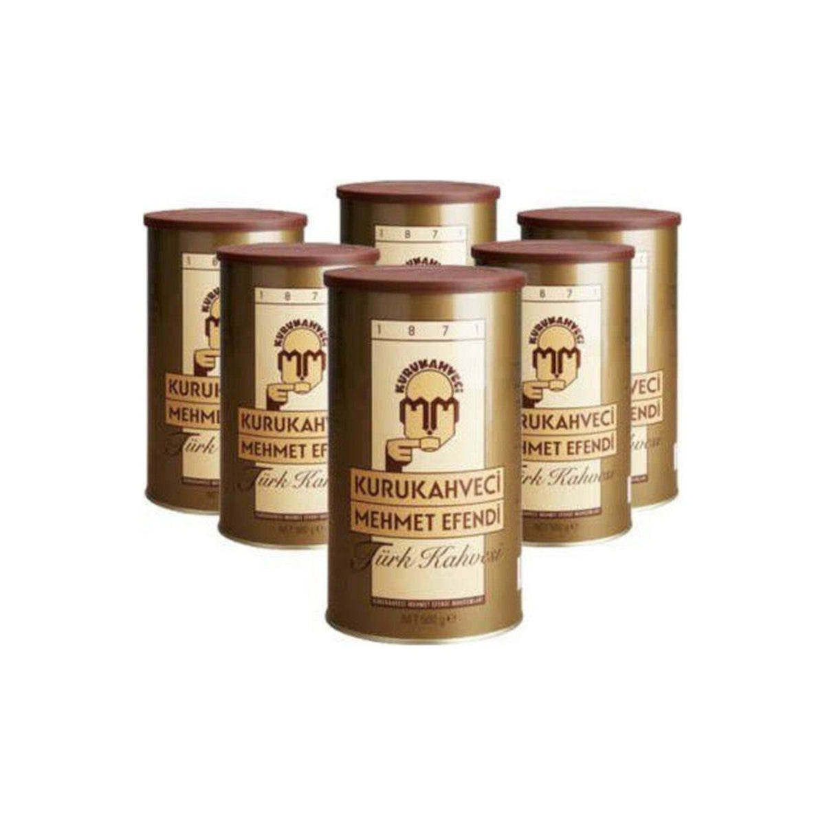 Kurukahveci Mehmet Efendi Turkish Coffee 500 gr x 6 p - MALLTURK