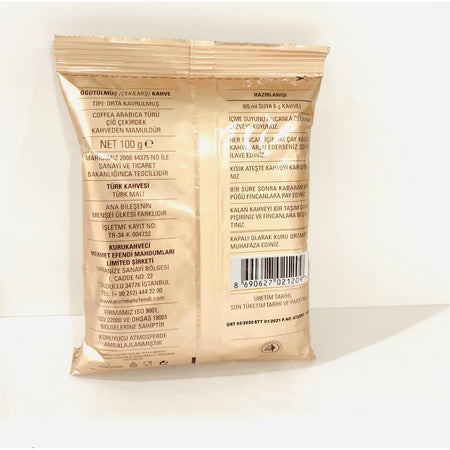 Kurukahveci Mehmet Efendi Turkish Coffee 100 gr 5-pack - MALLTURK