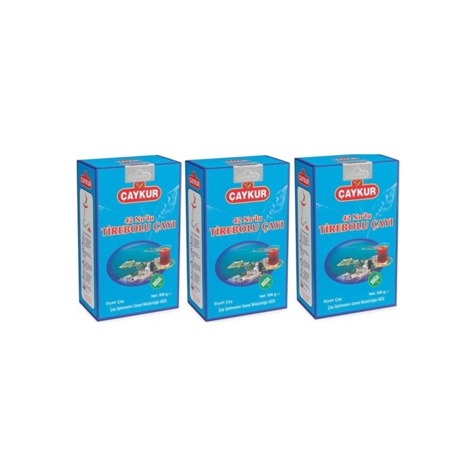 Caykur 42 Nolu Tirebolu tea 3'lu 500 g black tea Kalite product of Turkey - MALLTURK