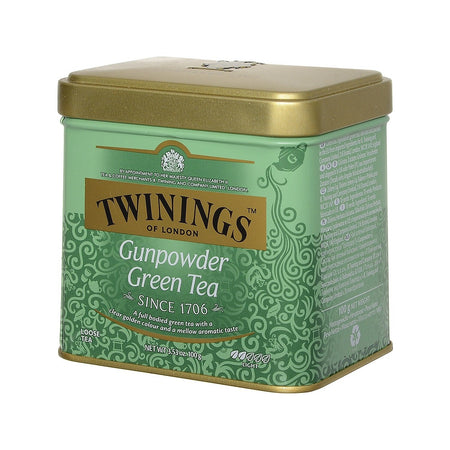 Twinings Green Gunpowder Tea green tea metal tin 100 g - MALLTURK
