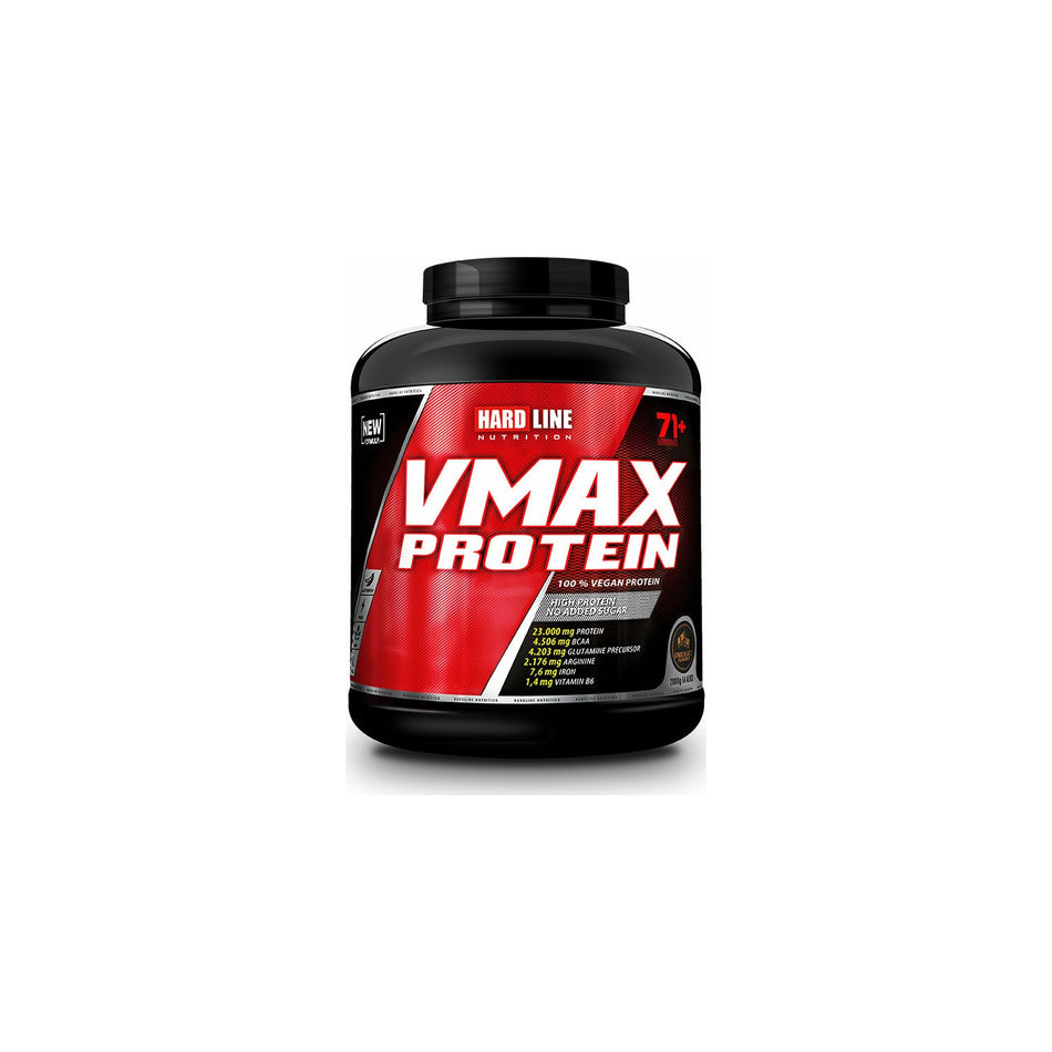 Hardline Nutrition Vmax Protein Powder - 2000 gr, Chocolate Flavored, Made in Türkiye, Vitamin and Mineral Supplemented for Adult Athletes. - MALLTURK