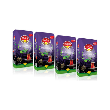 Dogus Bergamot Aramali black tea 1 kg 4'lu - MALLTURK