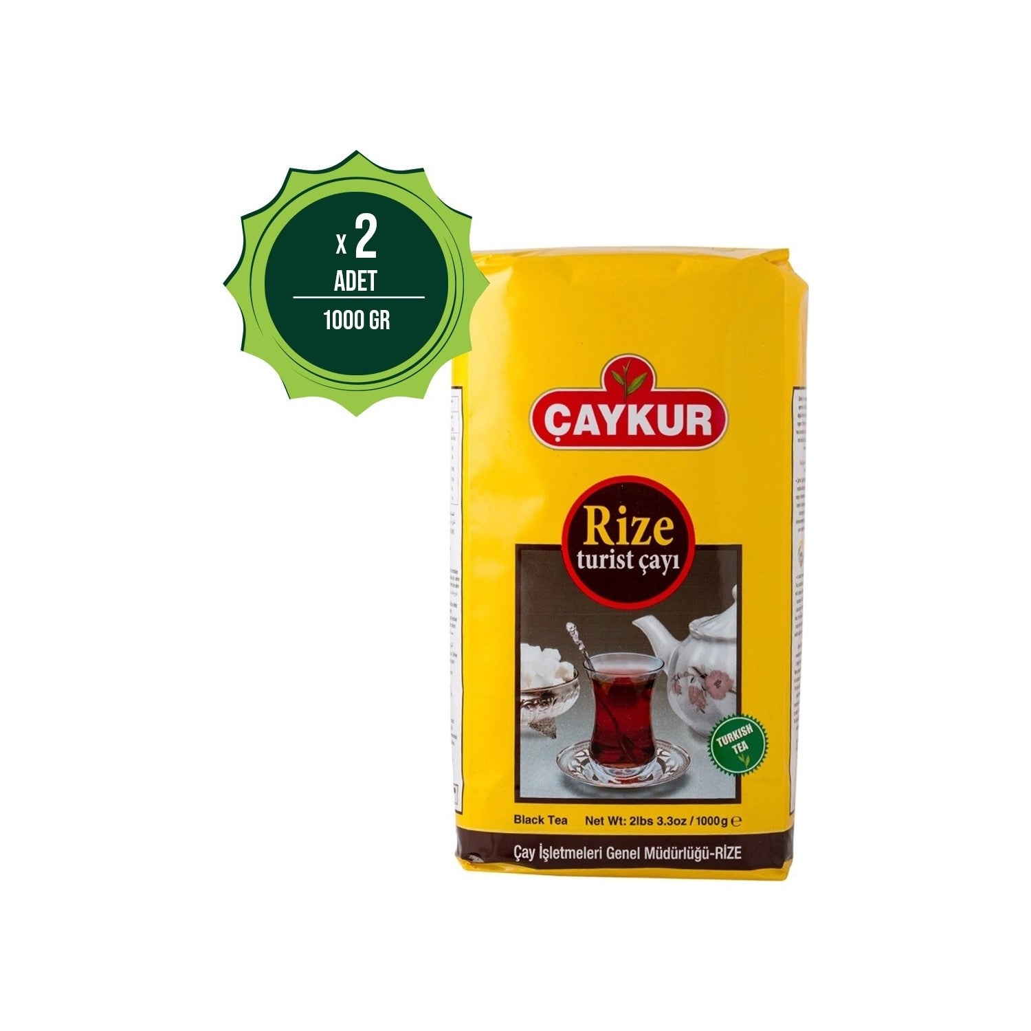 Caykur Rize Turist tea 2 kg black tea special blend Kalitesiyle Turkiye Menseli - MALLTURK