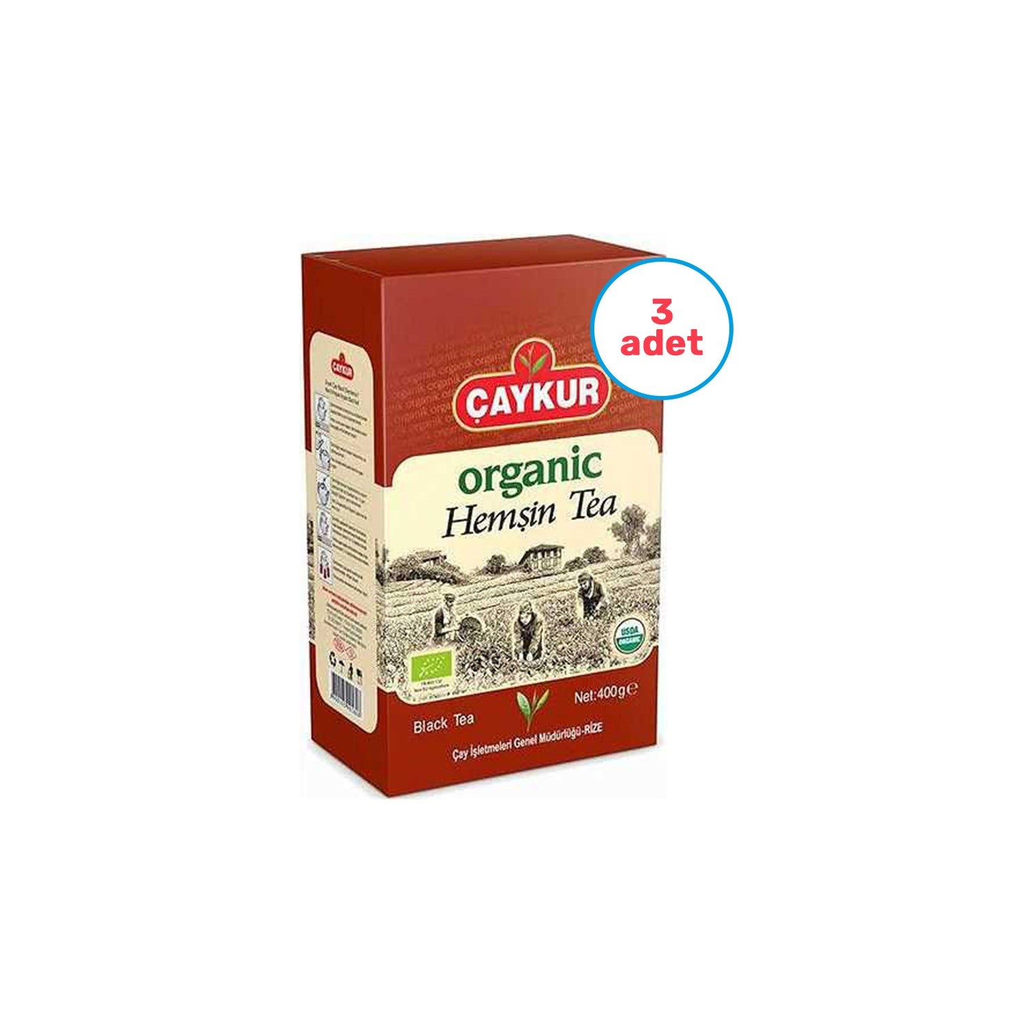 Caykur 3'lu Hemsin tea 400 g - MALLTURK