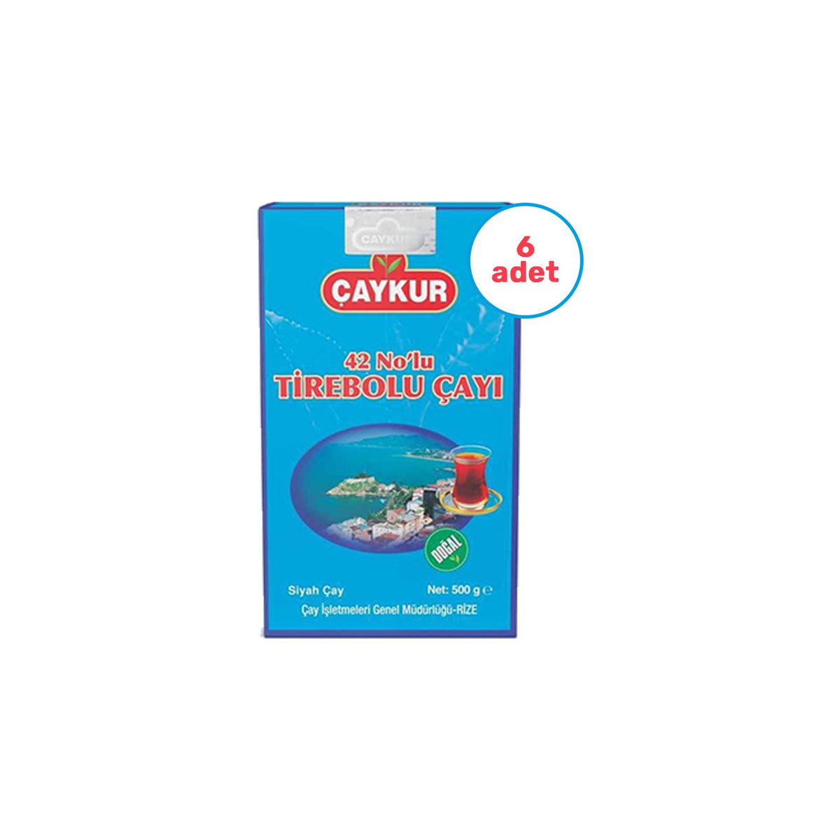 Caykur 6-pack 42 Nolu Tirebolu Dokme tea 500 g - MALLTURK