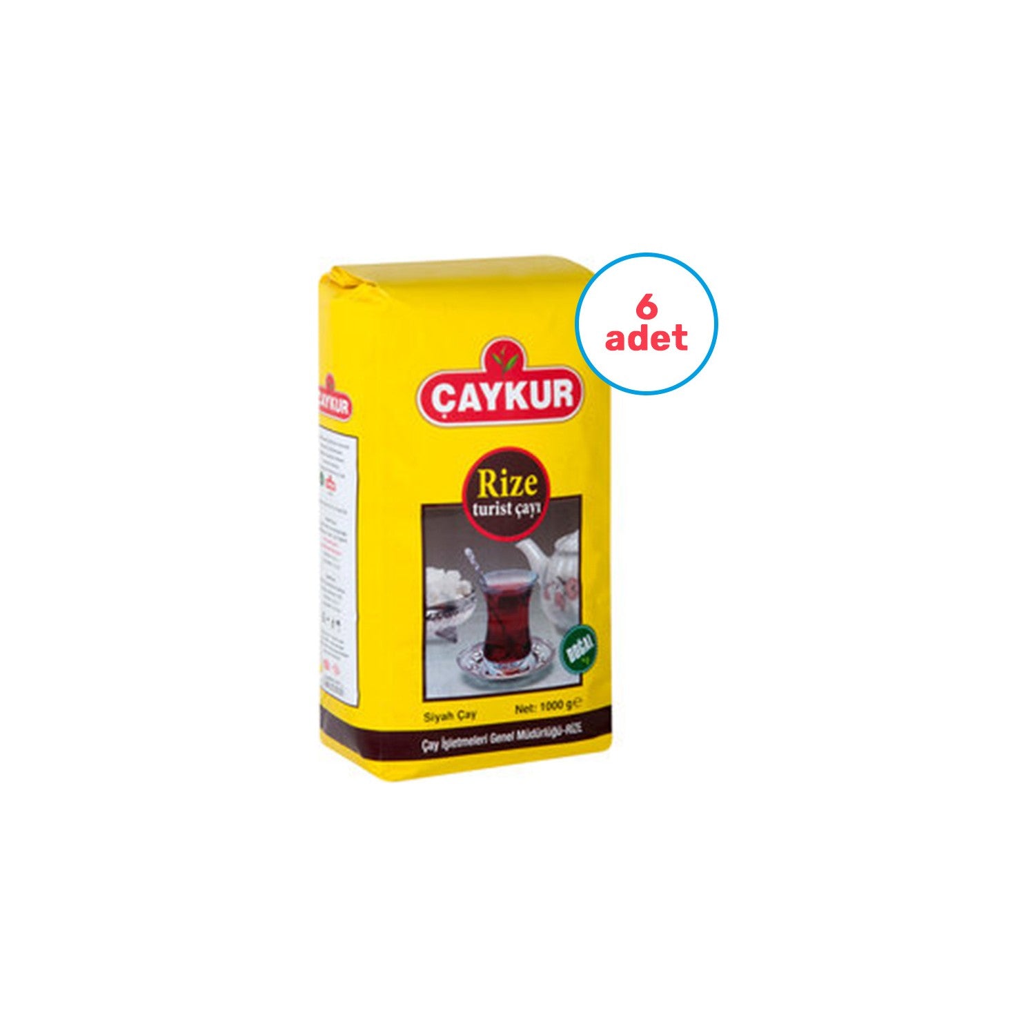 Caykur 6-pack Rize Turist tea 1000 g - MALLTURK