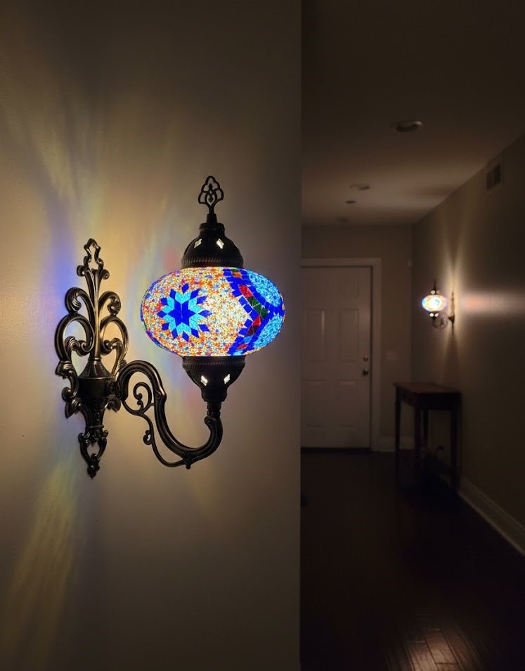 Turkish Mosaic Wall Lamp - MALLTURK