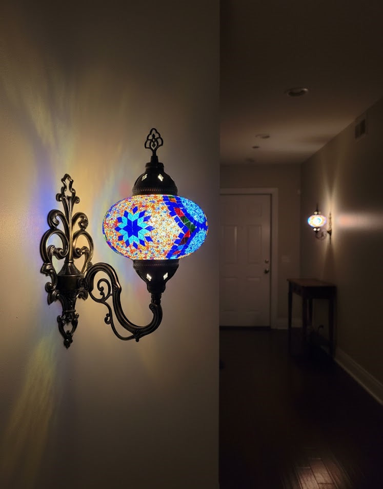 Turkish Mosaic Wall Lamp