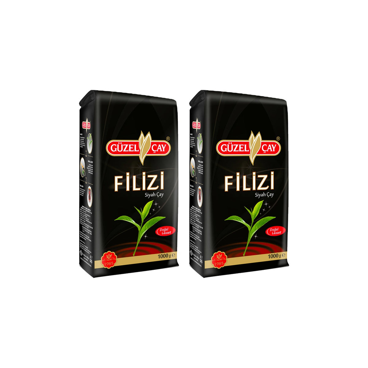 Guzel tea Filizi (Siyah) 1000 g Firsat (x 2 pieces) - MALLTURK