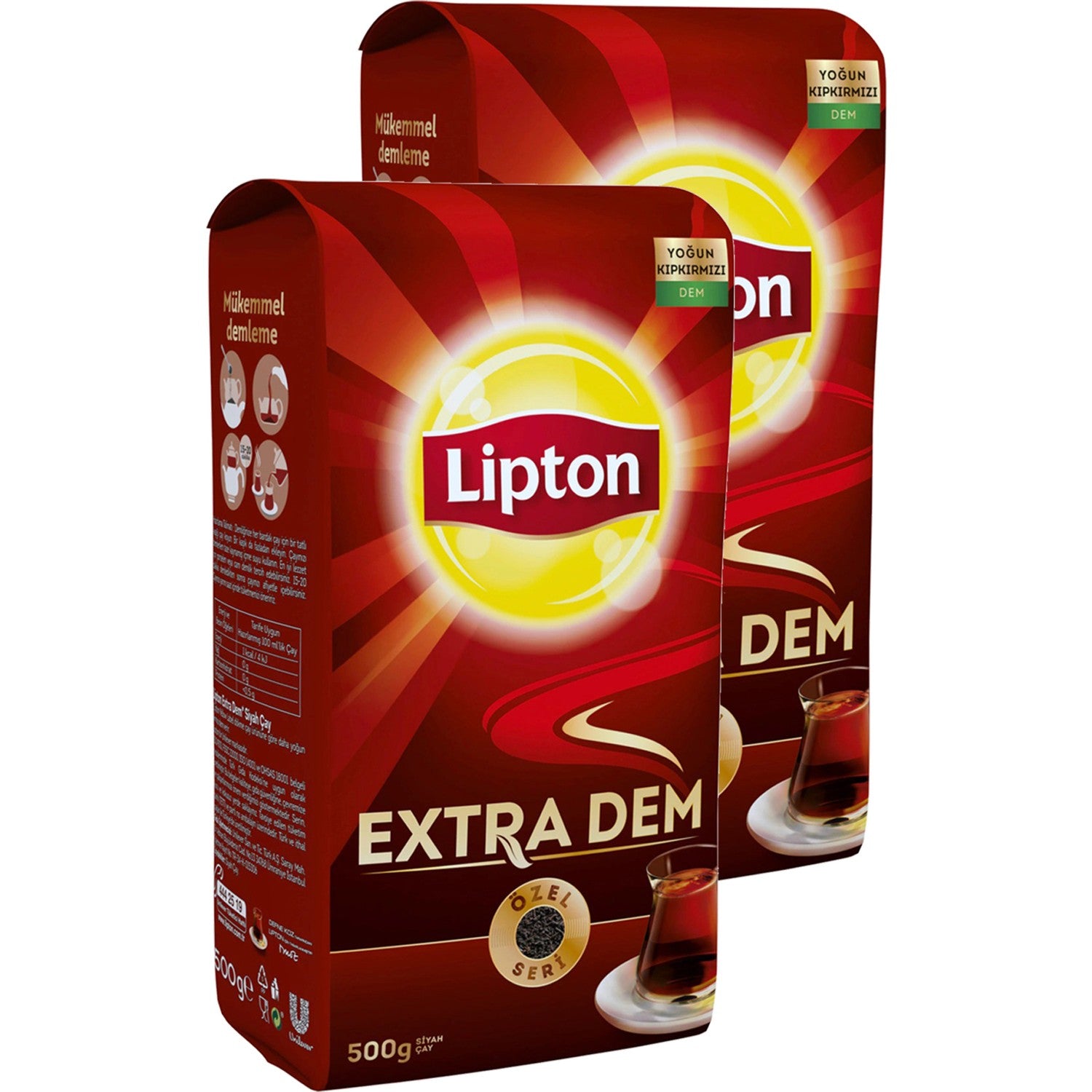 Lipton Extra Dem loose leaf tea 500 g x 2-pack - MALLTURK