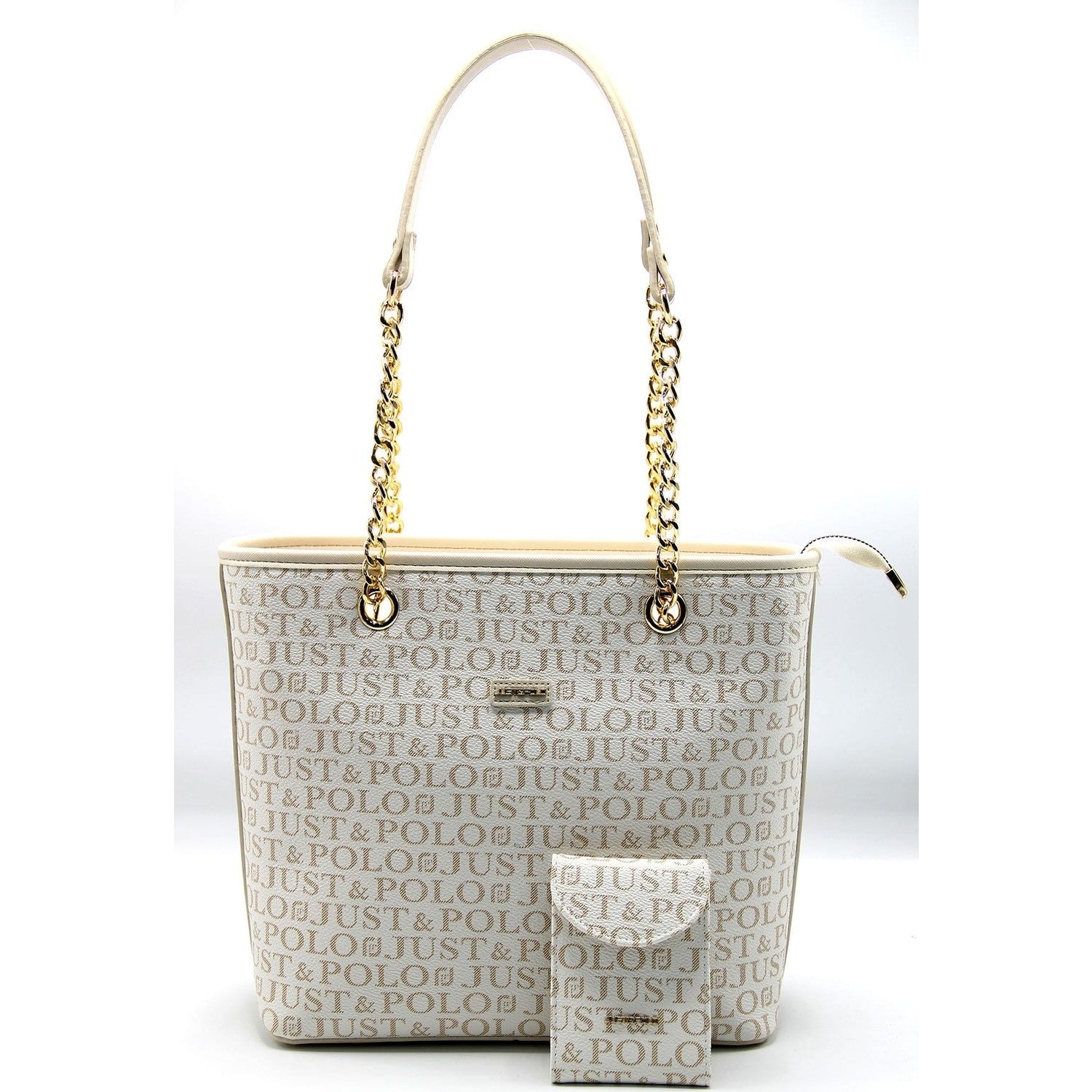 Just Polo Cream Women's Bag and Wallet Set - MALLTURK