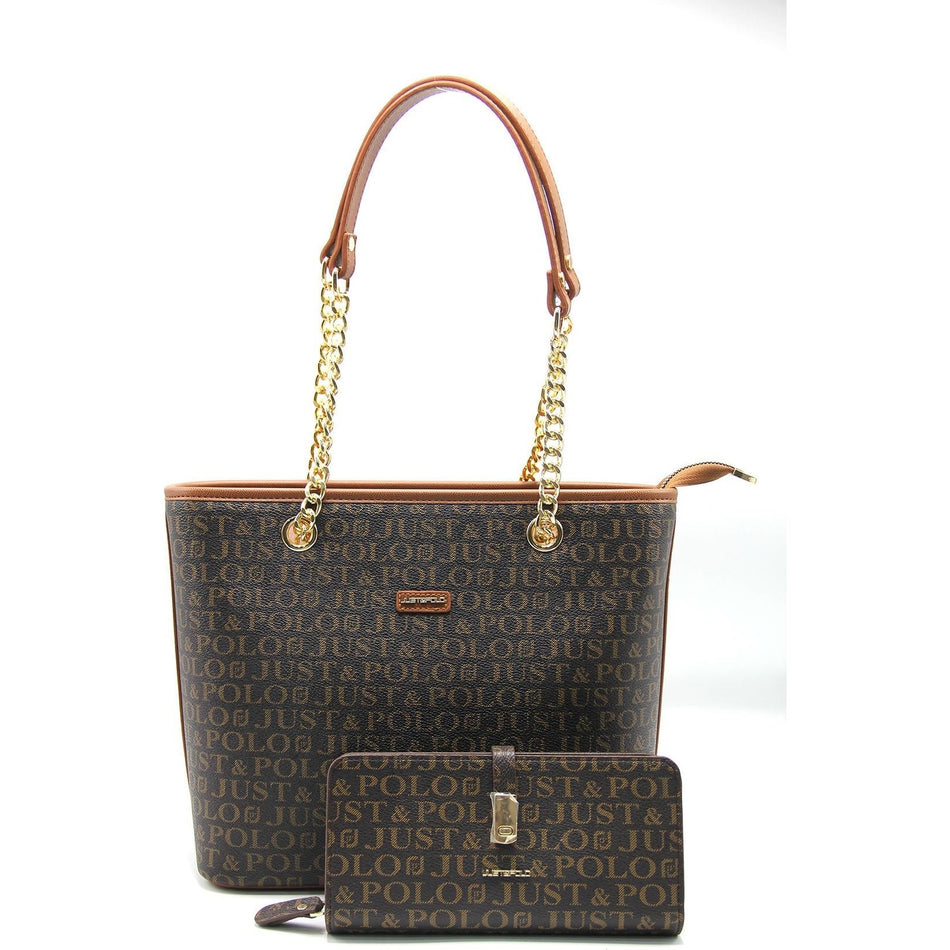 Just Polo Women's Bag and Wallet Set Fashion Edition - MALLTURK
