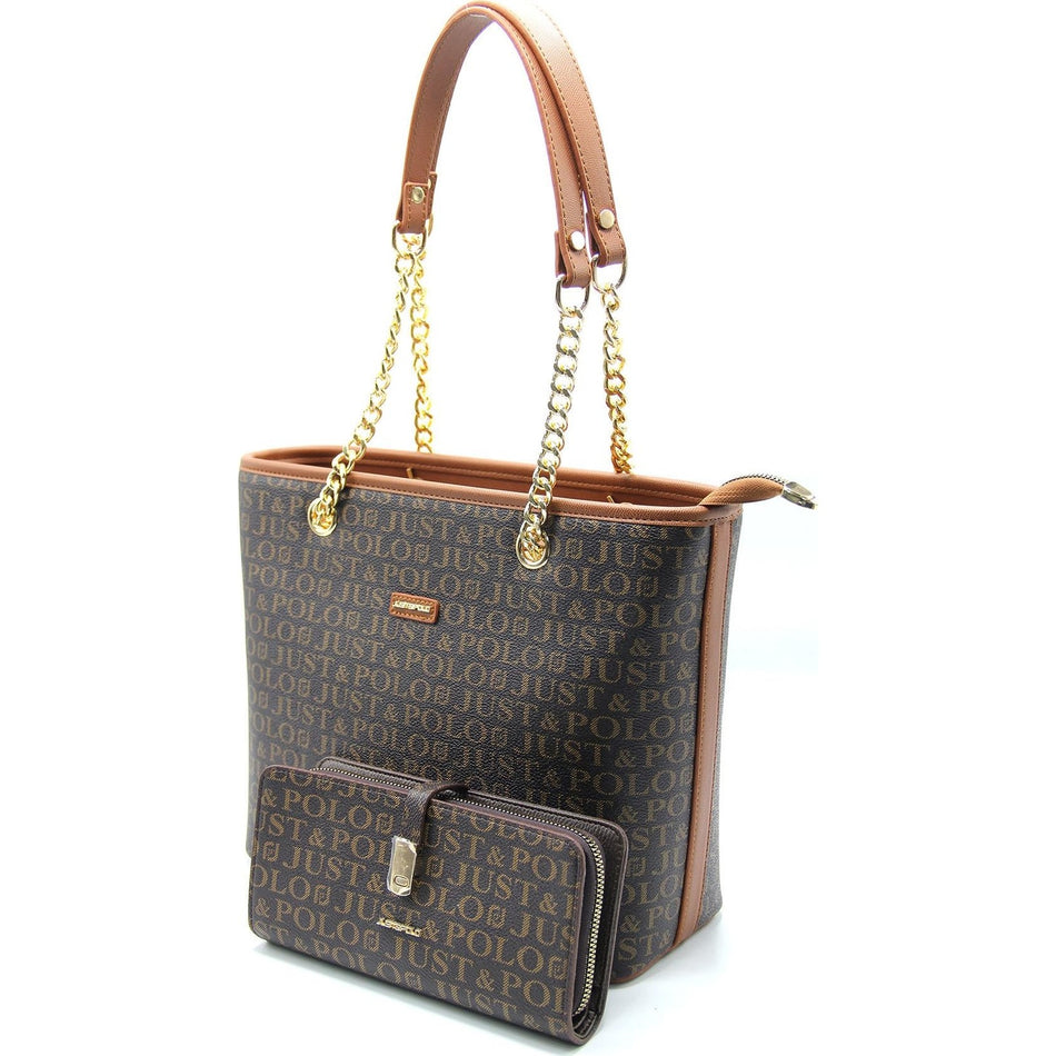 Just Polo Women's Bag and Wallet Set Fashion Edition - MALLTURK