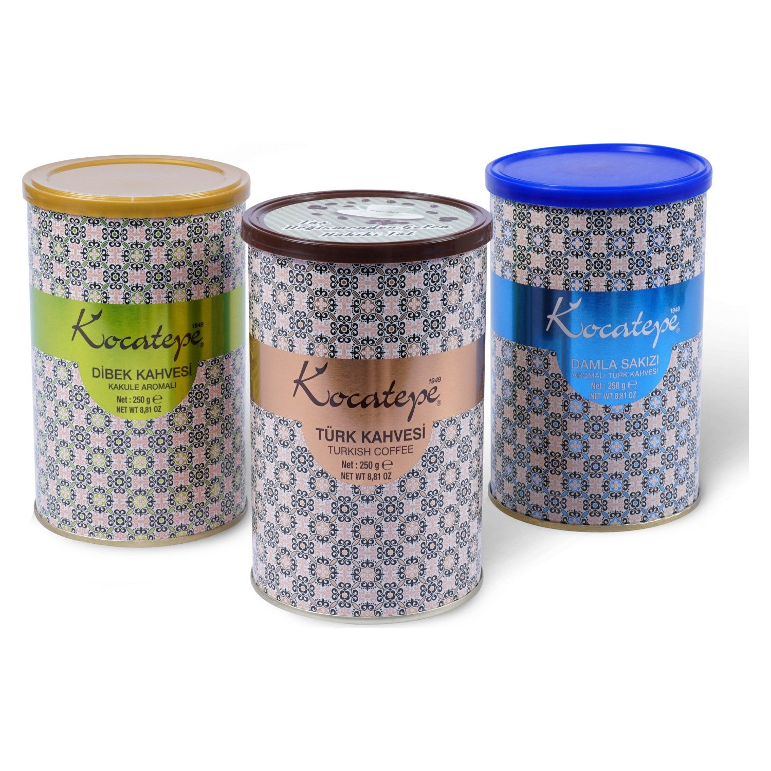 Kocatepe Coffee Lover Set 3 x 250 gr - MALLTURK