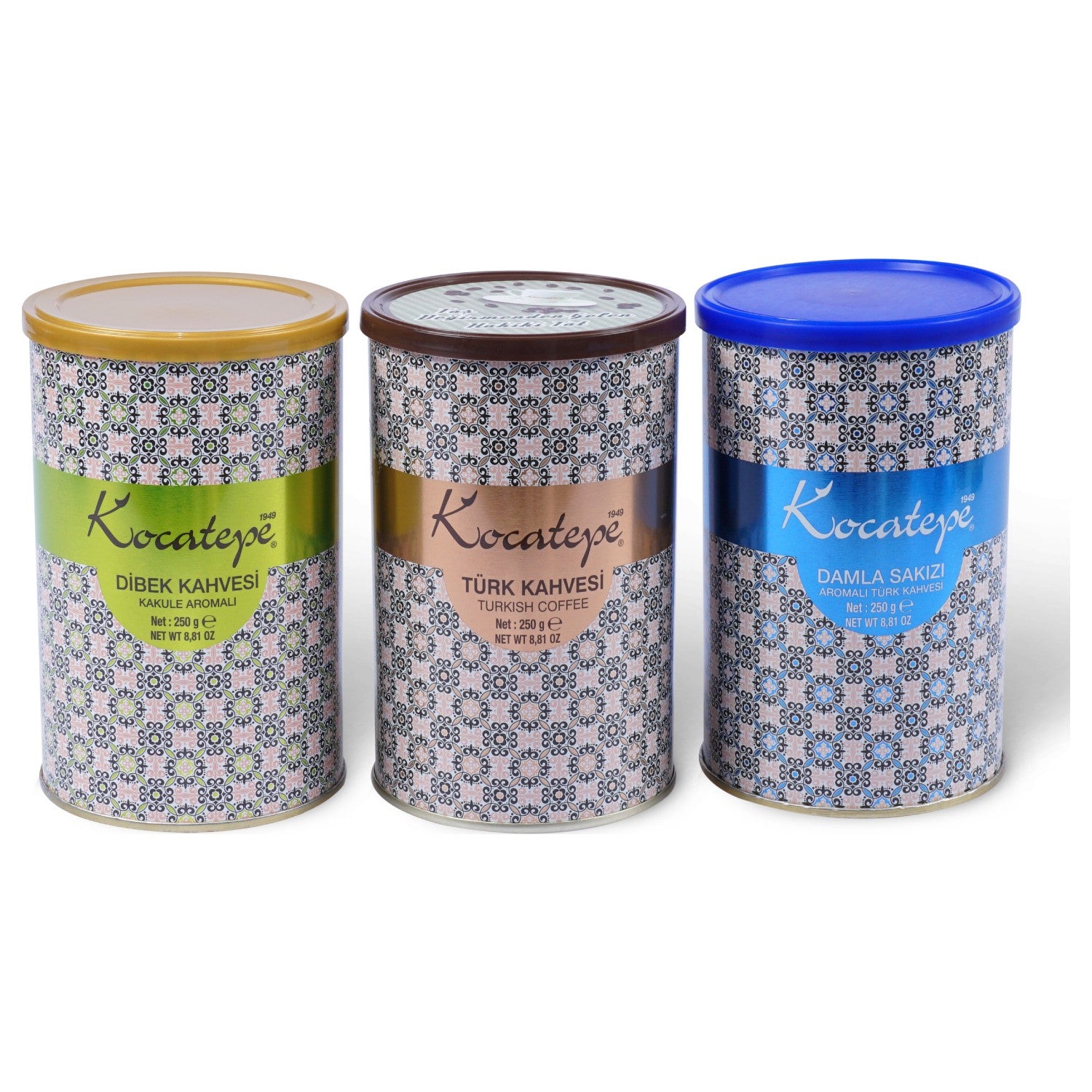 Kocatepe Coffee Lover Set 3 x 250 gr - MALLTURK