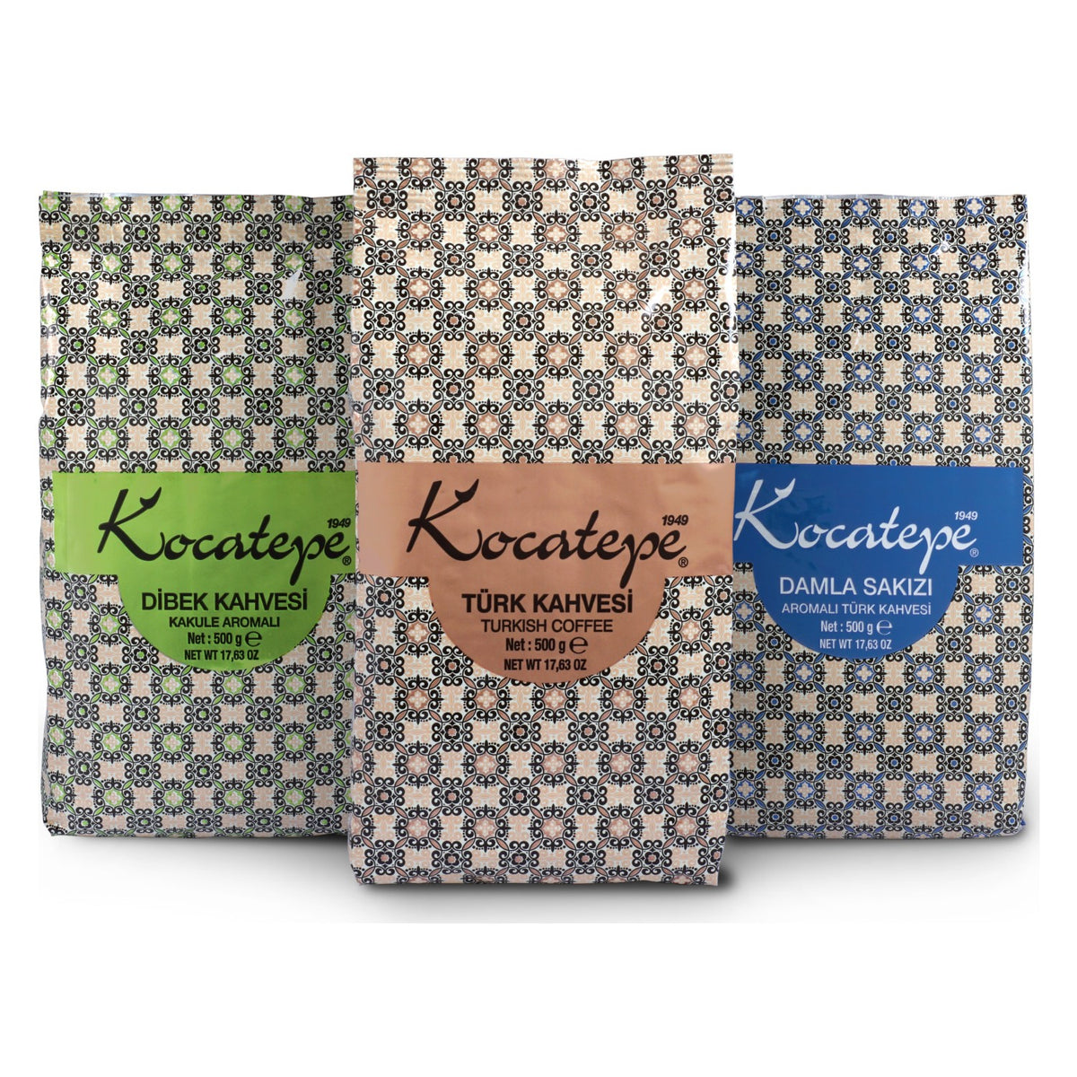 Kocatepe Coffee Lover 3 x 500 gr Foil Set - MALLTURK