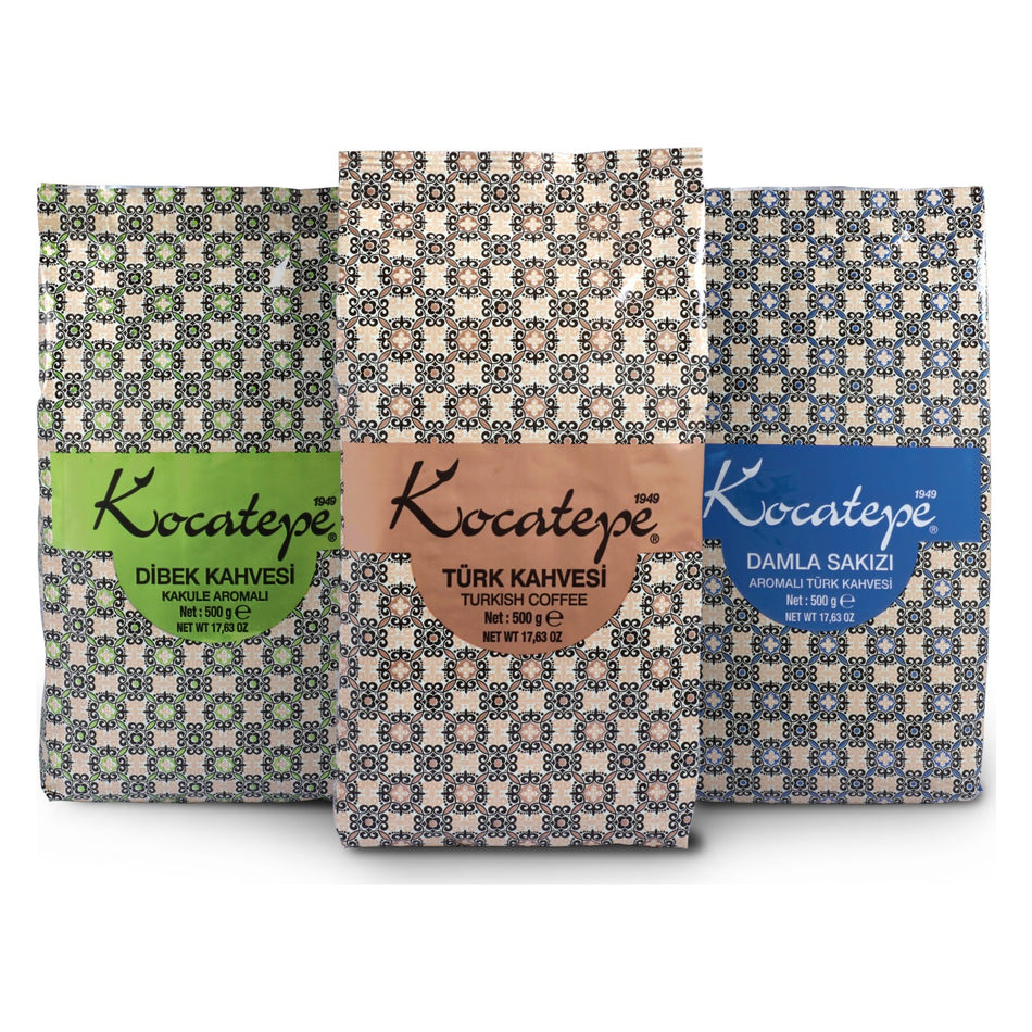 Kocatepe Coffee Lover 3 x 500 gr Foil Set - MALLTURK