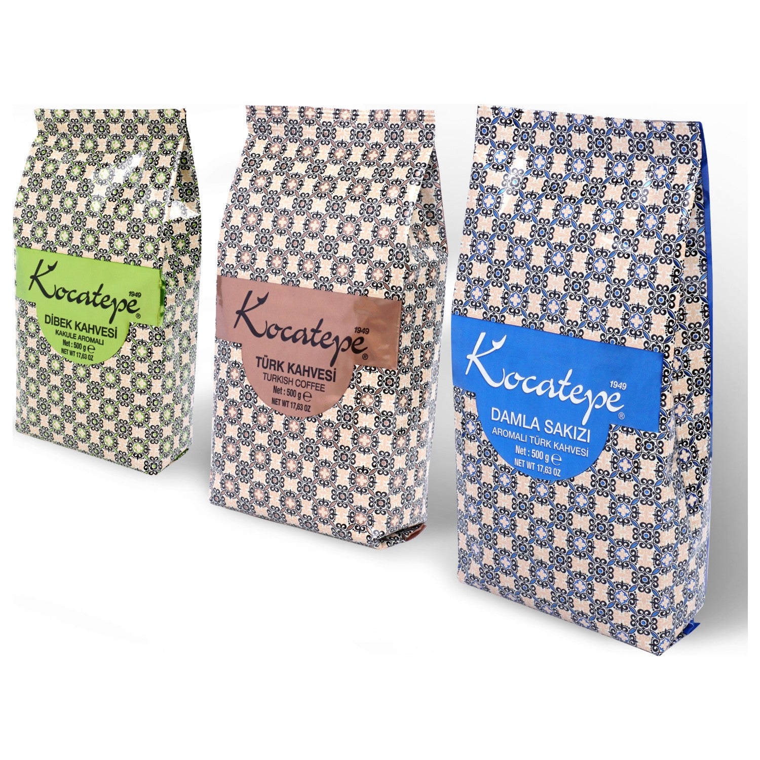 Kocatepe Coffee Lover 3 x 500 gr Foil Set - MALLTURK