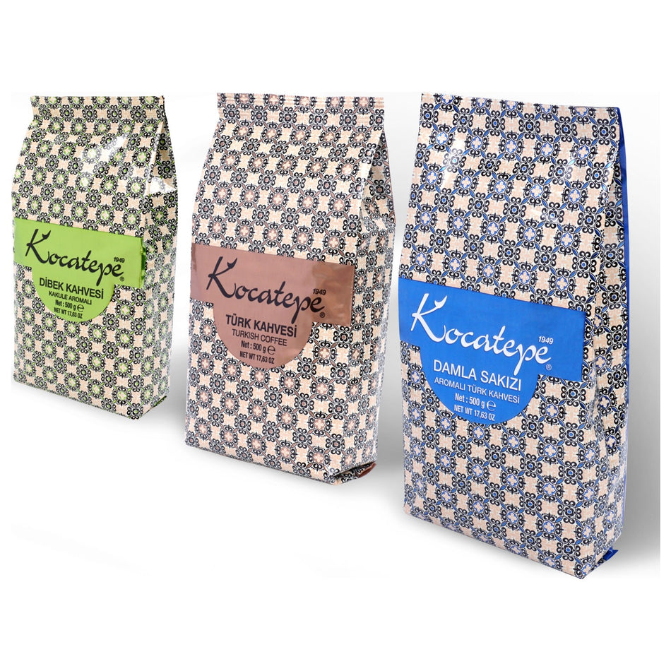 Kocatepe Coffee Lover 3 x 500 gr Foil Set - MALLTURK