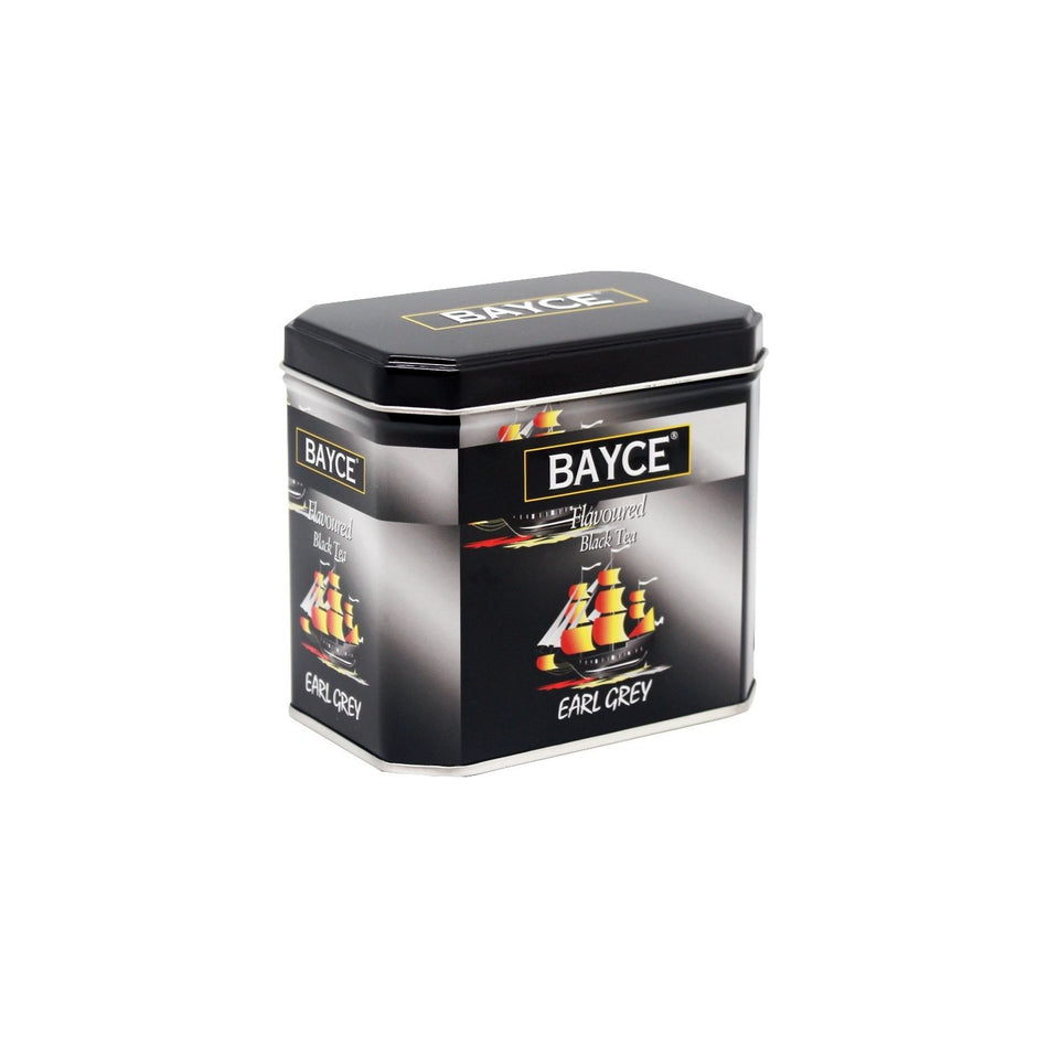 Bayce Earl Grey loose leaf tea metal tin 100 g bergamot flavored quality black tea