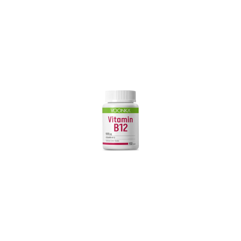 Voonka Vitamin B12 102 Tablets 1000 mcg