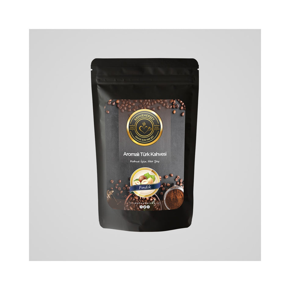 KahveHersey Hazelnut Flavored Turkish Coffee 100 g - MALLTURK