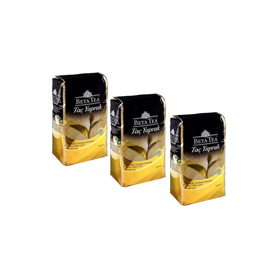 Beta Tea Tac Yaprak black tea 3 kg Turkiye Menseli Yogun flavored Ust Kalite loose leaf tea - MALLTURK