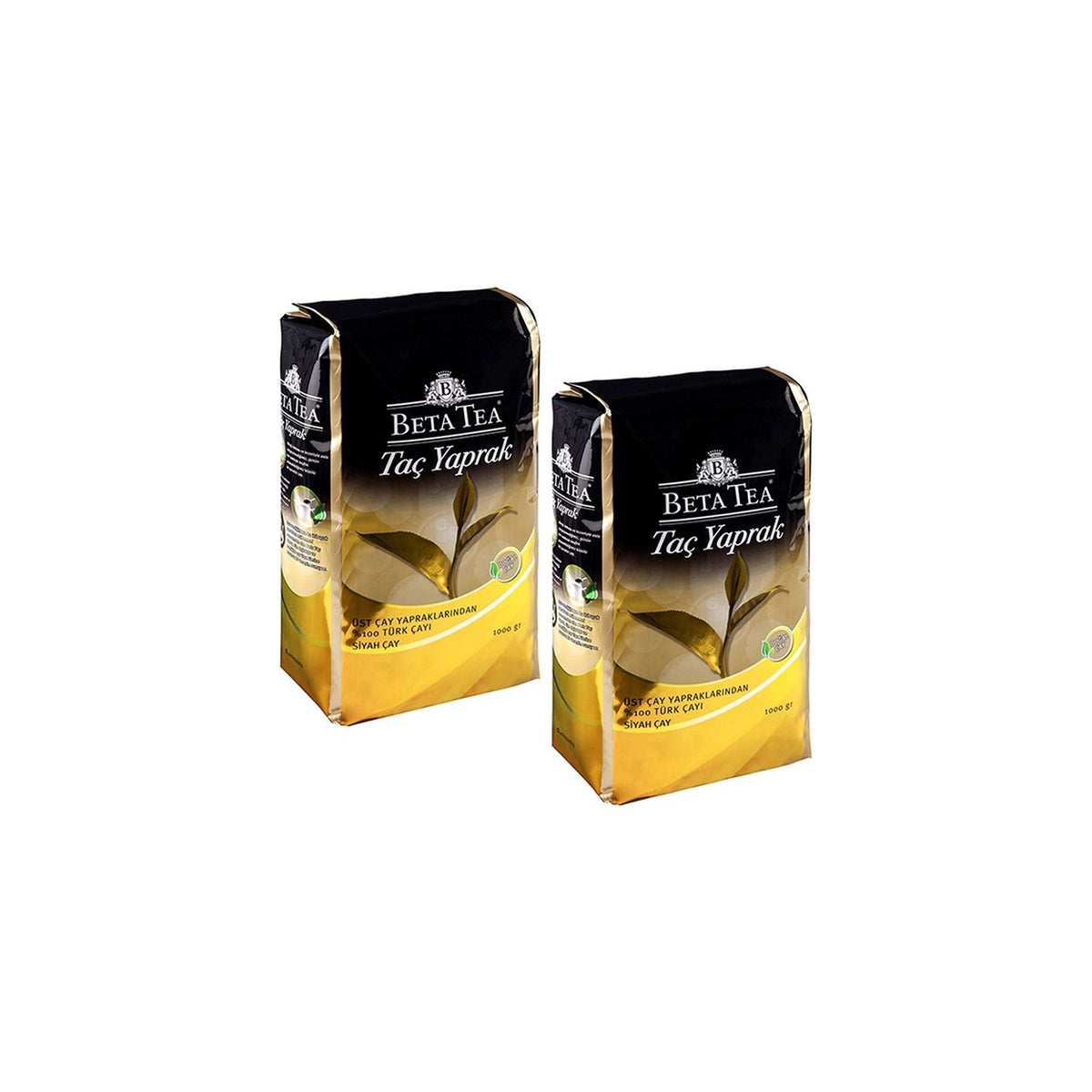 Beta Tea Beta Tac Yaprak Turk tea 1 kg x 2-pack - MALLTURK