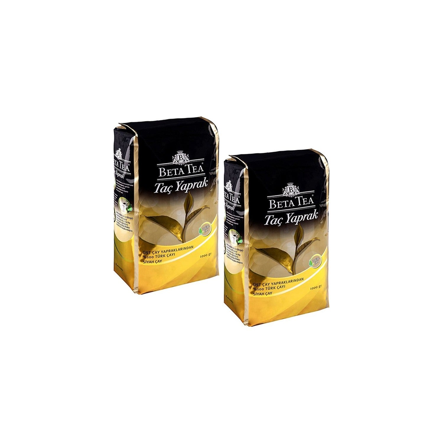 Beta Tea Beta Tac Yaprak Turk tea 1 kg x 2-pack - MALLTURK